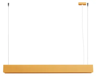 Produktbild von Hängelampe Metall H: max. 120 cm in Gold länglich 3000 K warmweißes Licht 850 lm Modern Hängeleuchte