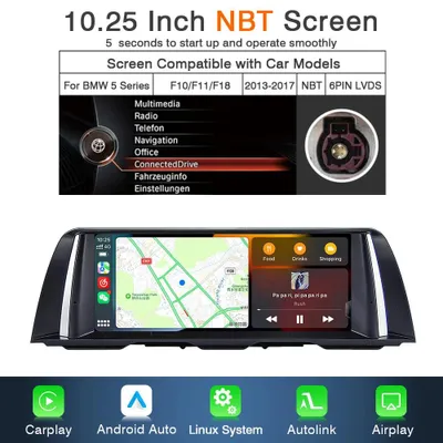 Productafbeelding van Multimedia Speler - Autoradio - Infotainmentsysteem - Touchscreen - GPS Navigatie - 10,25 Inch HD Scherm