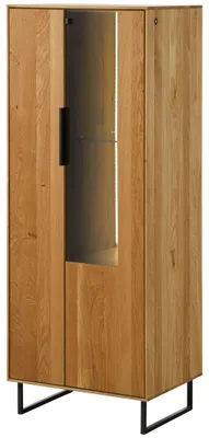Produktbild von MASSIVMOEBEL24 Highboard Wildeiche 55x43x145 natur geölt LINDAU #15