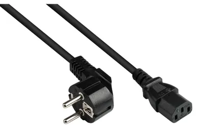 Obrázok produktu pre Alcasa P0130-S030, 3 m, CEE7/7, IEC C13, H05VV-F, 250 V