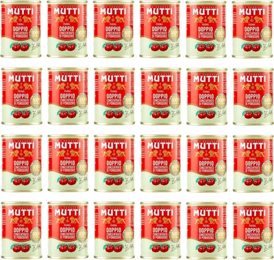 Produktbild von Mutti Tomatenkonzentrat 2-fach, 24er Pack (24 x 140 g) Doppeltes Tomatenkonzentrat