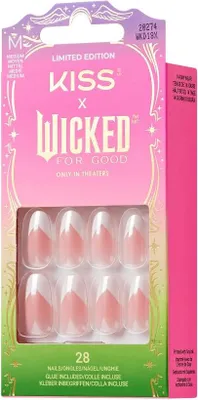 Produktbild von Kiss | Künstliche Nägel - Wicked Edition - Pink - 28 St. Set - Limitierte Auflage inkl. Kleber