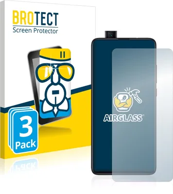 Produktbild von 3x BROTECT Schutzglas für Xiaomi Mi 9T Pro Schutzfolie Panzer Folie Glas Display Schutz klar