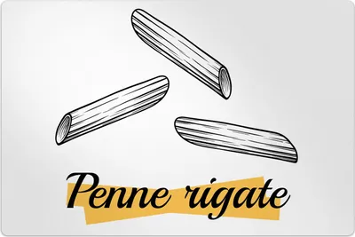 Produktbild von Küchenmatte 60x90 cm Vinylmatte Bodenmatte Dekoration - Italienische Nudeln Pasta