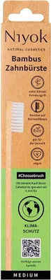 Image de Brosse à dents moyenne en bambou - Protection du climat