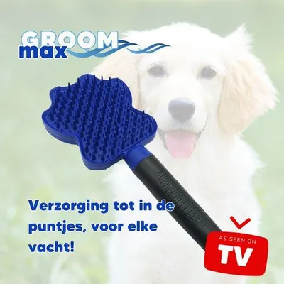 Image de Maxgroom 3-in-1 Peigne pour chien et chat - Un toilettage parfait, pour tous les poils !