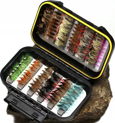 Produktbild von FLYER RIBBON RIBBON BRIDGES Nymphen Eintagsfliegen 96 KIT MUSHES Köder
