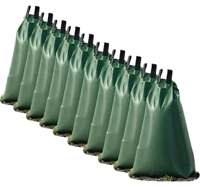 Imagen del producto de Bolsa de riego para árboles - 75 l - 10 unidades - Riego por goteo - PVC