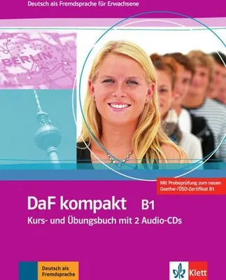 Immagine prodotto di DaF kompakt. Lehr- und Arbeitsbuch mit 2 Audio-CDs. B1