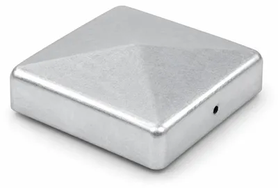 Produktbild von Pfostenkappe verzinkt 121 mm Pyramide Abdeckkappe für Pfosten 12x12cm