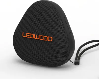 Image de Ledwood, haut-parleur portable Bluetooth 15W avec ambiance LED, étanche, noir