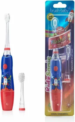 Produktbild von BRUSH-BABY KidzSonic Schallzahnbürste für Kinder ab 3 Jahren Rocket