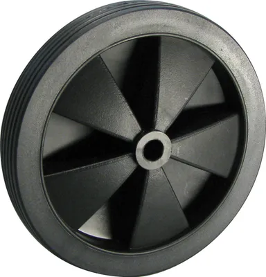 Produktbild von Dörner + Helmer Laufrolle 130 mm Transportrolle 20 kg Traglast, Lenkrolle PVC