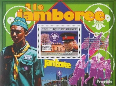 Produktbild von Briefmarken Guinea 2007 Mi Block1408 postfrisch Pfadfindertreffen