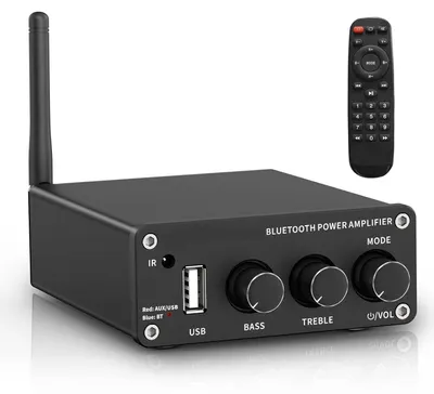 Obrázek produktu pro Mini zesilovač – 2.1kanálový Hi-Fi audio systém s Bluetooth 5.0 – 200 W – černý