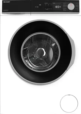 Produktbild von Waschmaschine 8kg Weiß AquaStop DoubleJet LED-Display A Sharp ES-NFA814BW1NA-DE