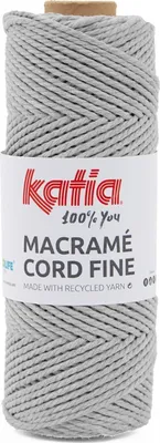 Produktbild von Katia MACRAMÉ CORD FINE , 50% Recycelte Baumwolle - 50% Recyceltes Polyester (201)