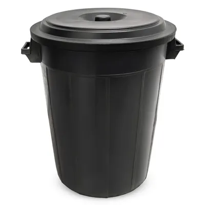 Produktbild von Universaltonne mit Deckel - 100 Liter - Mülleimer Mülltonne Abfalleimer Regentonne Tonne
