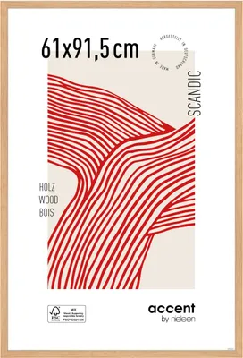 Produktbild von accent by nielsen Holz Bilderrahmen Scandic, 61x91,5 cm, Eiche