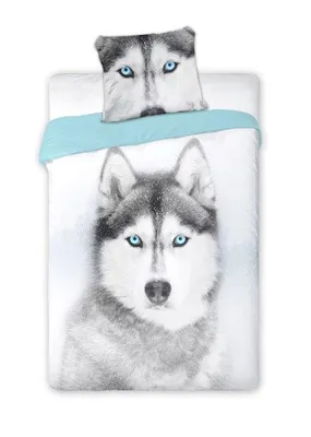 Immagine prodotto di Biancheria da letto "Wild Husky" 140x200cm, 100% cotone