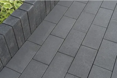 Produktbild von FLAIRSTONE Pflasterstein Rechteckpflaster New York basalt mit Glimmer 40 cm x 20 cm x 8 cm