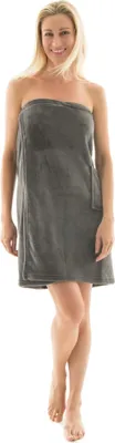 Produktbild von Samoa Saunakilt L/XL grau Polyester 260 g/m² 84x160 Damen