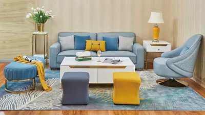 Immagine prodotto di Set soggiorno divano 3 posti poltrona sgabello imbottito suite pelle moderna 3 pezzi.