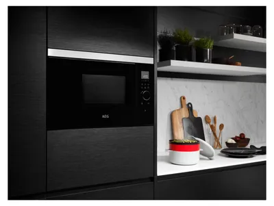 Immagine prodotto di AEG - MBB1756SEM - Microonde da incasso - 60 cm - Acciaio inox con impronta digitale
