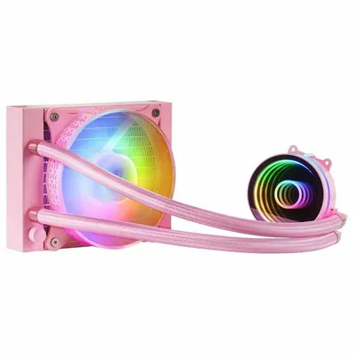 Produktbild von Mars Gaming MLONE120P, All-in-One-Flüssigkeitskühler, 12 cm, Pink