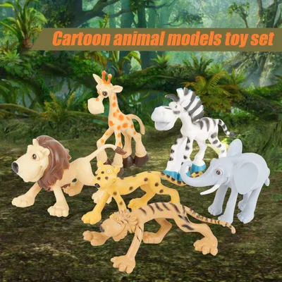 Immagine prodotto di Set di giocattoli per animali, Set di modelli di animali, Modello di giocattolo per animali, Set di giocattoli per bambini, Set di giocattoli per bambini