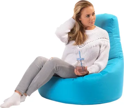 Produktbild von sunnypillow Gaming Sitzsack XXL mit Styropor Füllung Outdoor & Indoor für Kinder & Erwachsene Sitzsäcke Sitzkissen Bodenkissen viele Farben zur Auswahl Blau