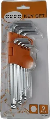Produktbild von Okko Hexagonal Key Set Hh F-70005 9Pcs 1.5-10