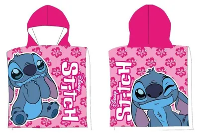 Immagine prodotto di Poncho rosa Lilo & Stitch 50x100