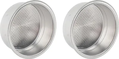 Obrázok produktu pre Portafilter - filtračný kôš 51 mm z nerezovej ocele Opakovane použiteľný tlakový filter pre Delonghi Donlim Petrus