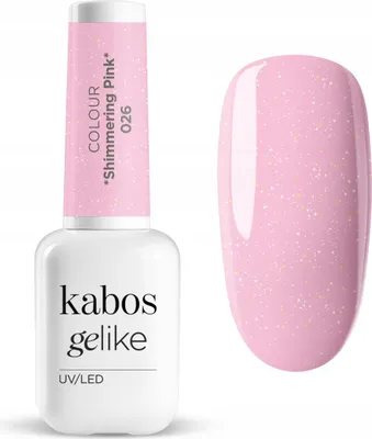 Produktbild von Kabos UV Nagellack Hybrid Gelike 026 Shimmering Pink 8ml