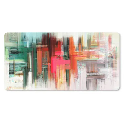 Produktbild von MuchoWow® Mauspad Mousepad Ölgemälde - Abstrakt 60x30 cm - Mousepads - Maus Mat - Pad - Mausunterlage - Nachhaltig