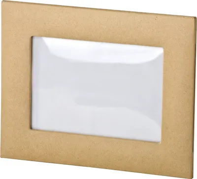 Produktbild von VBS Bilderrahmen, Karton, narturfarben, ca. H 17,5 x B 13,5cm, rechteckiger Bildausc