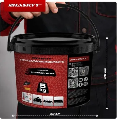 Produktbild von 5KG Schwarze Montagepaste für Reifen Montage Wachs Montage Wachs für Reifen Montage Wachs für Reifen