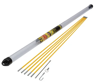 Obrázok produktu pre C.K Einziehstangensatz"MightyRod PRO" Startersatz 5 m bestehend aus 5 Stäben a 1