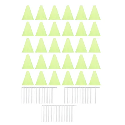 Image de 30 cloches de protection réutilisables en plastique pour protéger les plantes contre les animaux du jardin, les limaces, les oiseaux et les poules