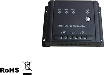 Imagen del producto de IPSPV-MPPT-24V-10A: Regulador solar MPPT, 10A, 24V. Entrada de paneles fotovoltaicos: 0...50 Vcc