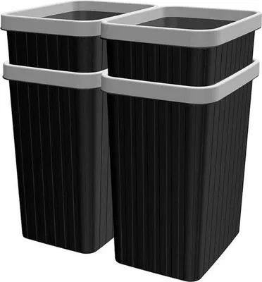 Immagine prodotto di Piccolo contenitore per rifiuti in plastica nera