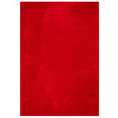 Produktbild von vidaXL Teppich HUARTE Kurzflor Weich und Waschbar Rot 140x200 cm