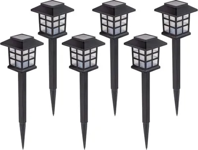 Productafbeelding van Gardlov 25421 Tuinlampen op zonne-energie, 37 cm, IP44, 6 stuks