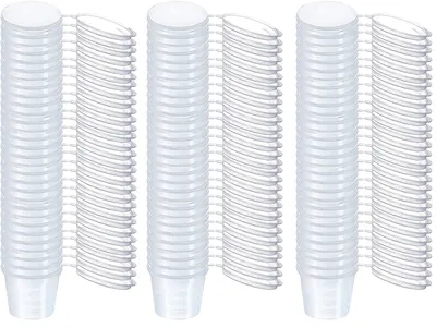 50 Kunststoffbehälter mit Deckel, 100 ml, auslaufsicher, mikrowellengeeignet