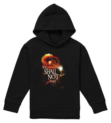 Productafbeelding van Lord of the Rings - "You Shall Not Pass" hoodie, geschikt om over kleding te dragen, voor kinderen, model TV41115 (128) (zwart)
