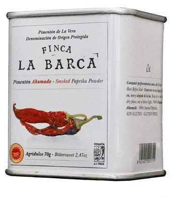 Productafbeelding van Finca La Barca Zoet-pittige Gerookte Paprika Blik 70 g