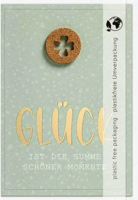 Produktbild von Perleberg 7841001-2 Gruß-/Glückwunschkarte Moments - inkl. Umschlag