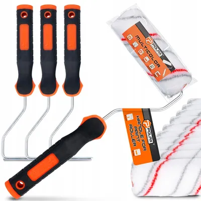 Produktbild von Polax Malerwalzen-Set 15 cm für Wände und Möbel