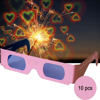 Produktbild von Rosabrille - Herzbrille 10 Stück